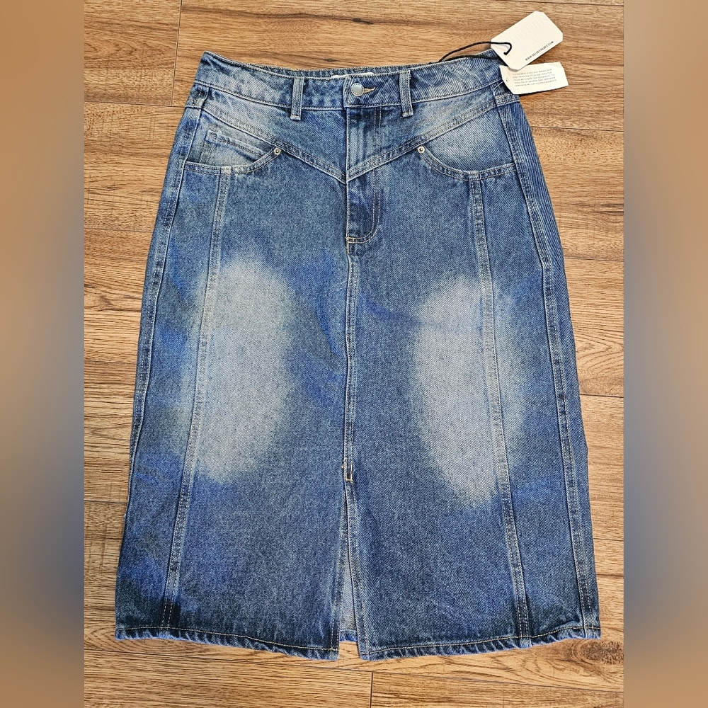 Velvet Heart Denim Skirt